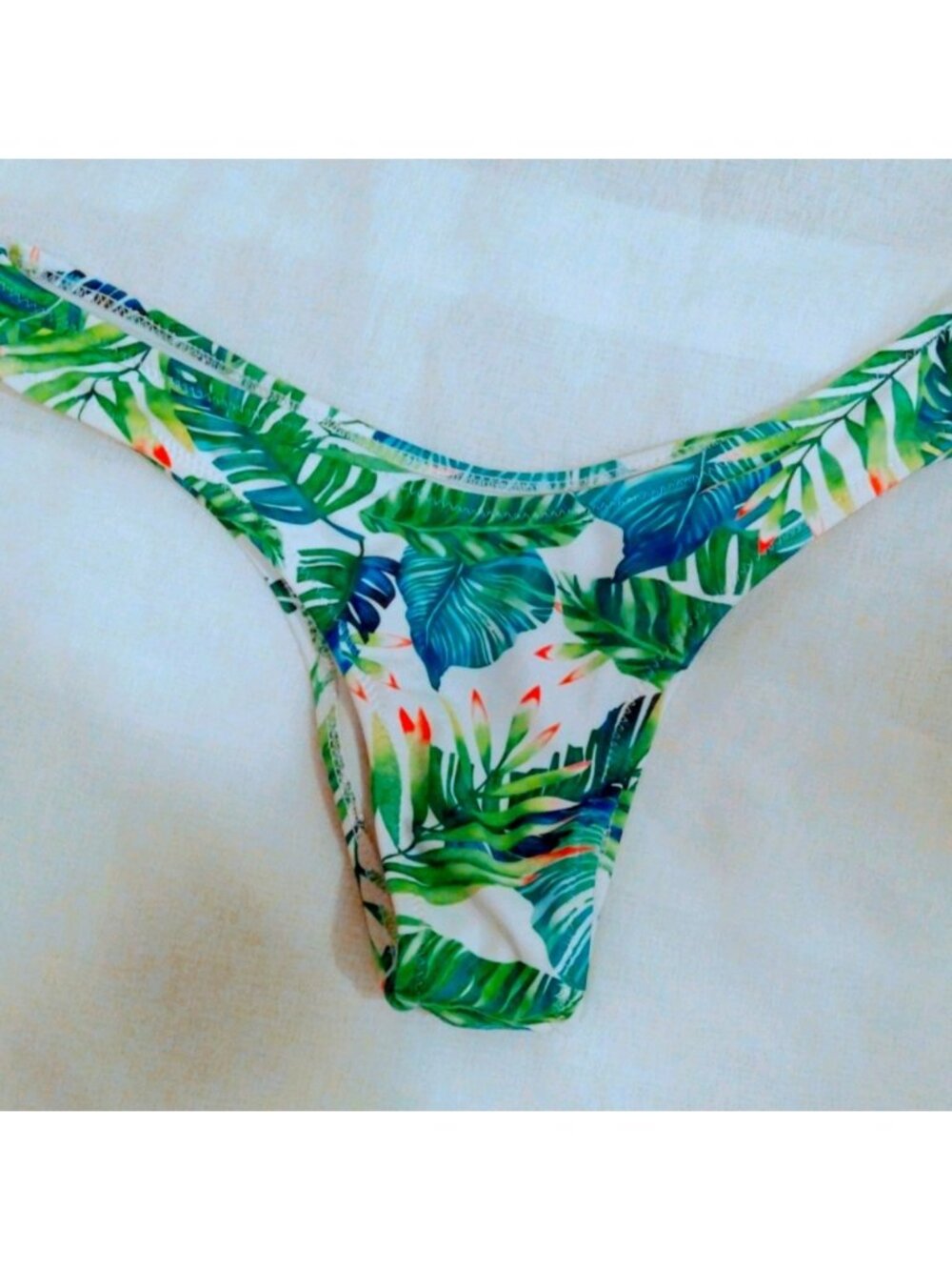 Sexy Tropical Prt Swimsuit Bikini Bottoms Cheeky M